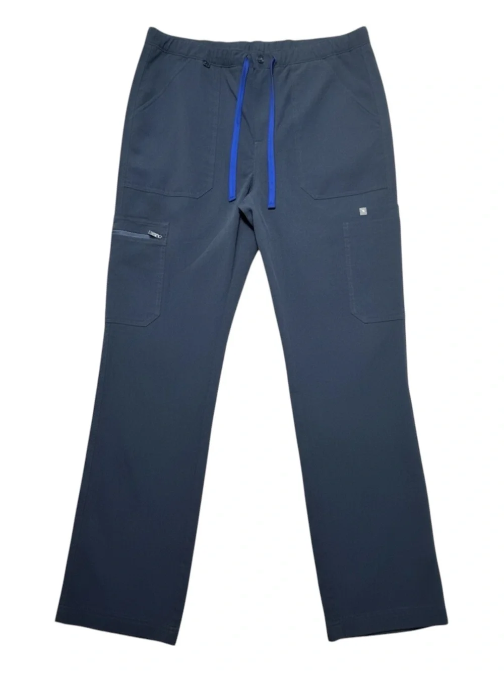 FIGS Technical Collection Men's Cairo Cargo Scrub Pants Gray Size Large